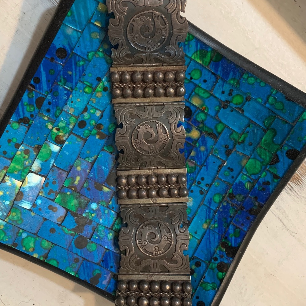 Vintage 1940’s Los Ballesteros silver bracelet.